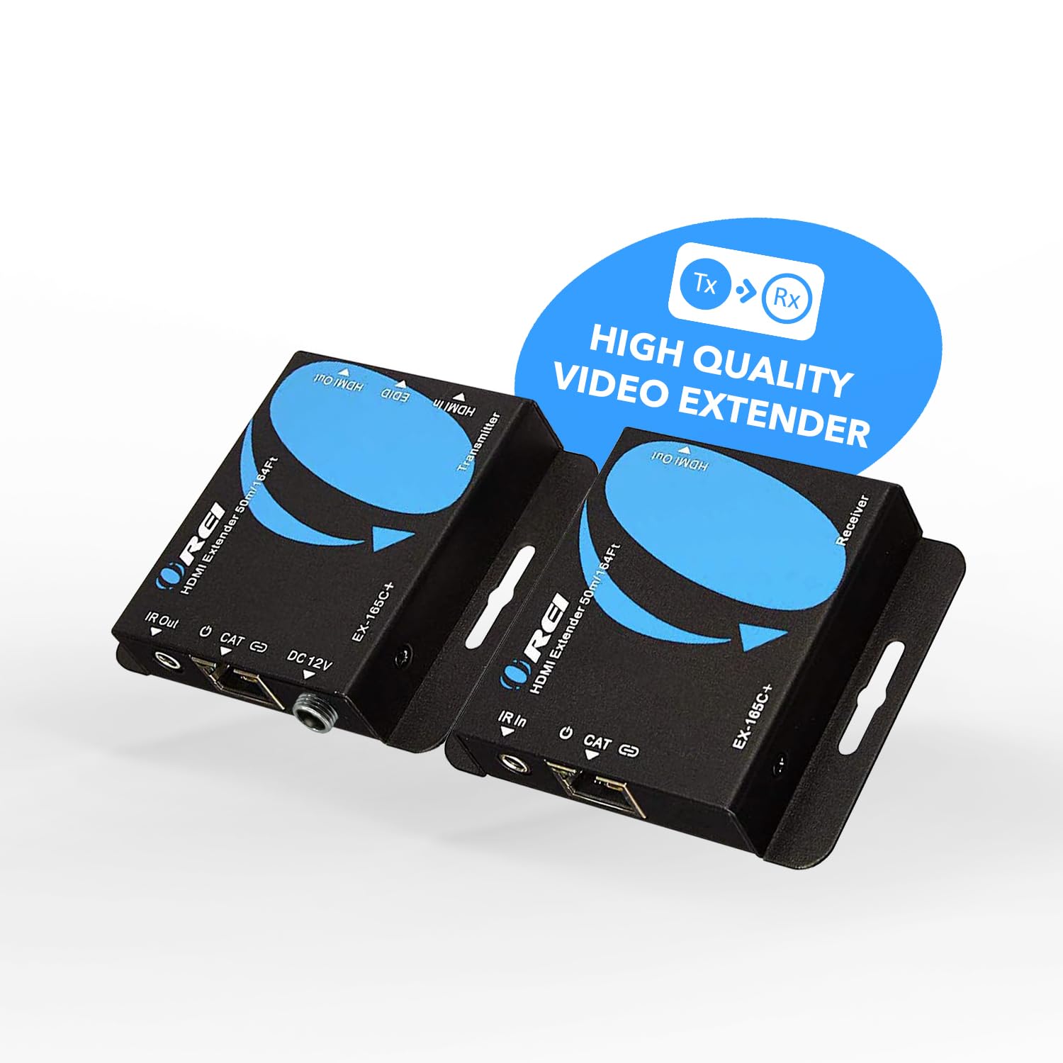 【新品】OREI 4K HDMI over Ethernet Extender OREI Extensor HDMI 4K sobre ethernet CAT5/CAT6/CAT7 até 165 pés a